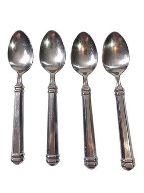 Towle Georgian House Old Forge Teaspoon 6.5" Stainless Flatware Japan Set Of 4
